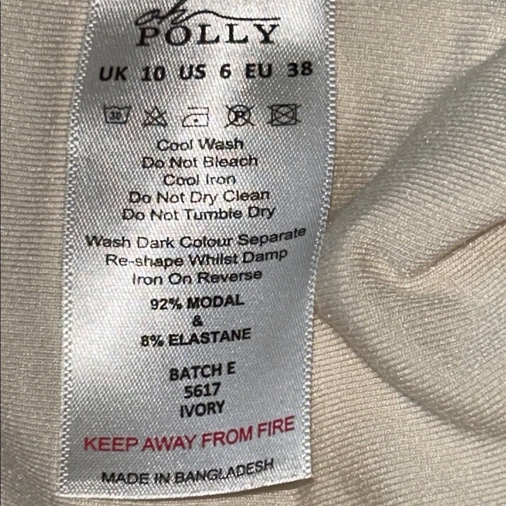 Oh Polly Cream Backless Dress - Picture 6 of 10
